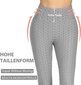 Beelu naisten leggingsit, korkea vyötärö, harmaa, koko XL hinta ja tiedot | Naisten urheiluvaatteet | hobbyhall.fi