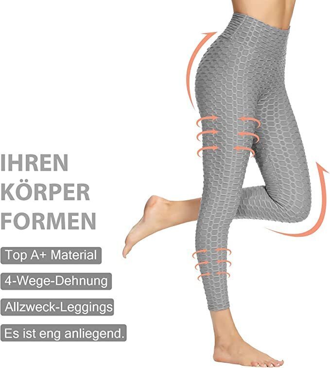 Beelu naisten leggingsit, korkea vyötärö, harmaa, koko XL hinta ja tiedot | Naisten urheiluvaatteet | hobbyhall.fi