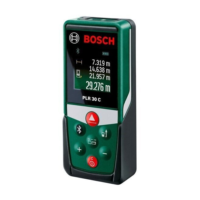 Digitaalinen laseretäisyysmittalaite Bosch PLR 30 C hinta ja tiedot | Käsityökalut | hobbyhall.fi