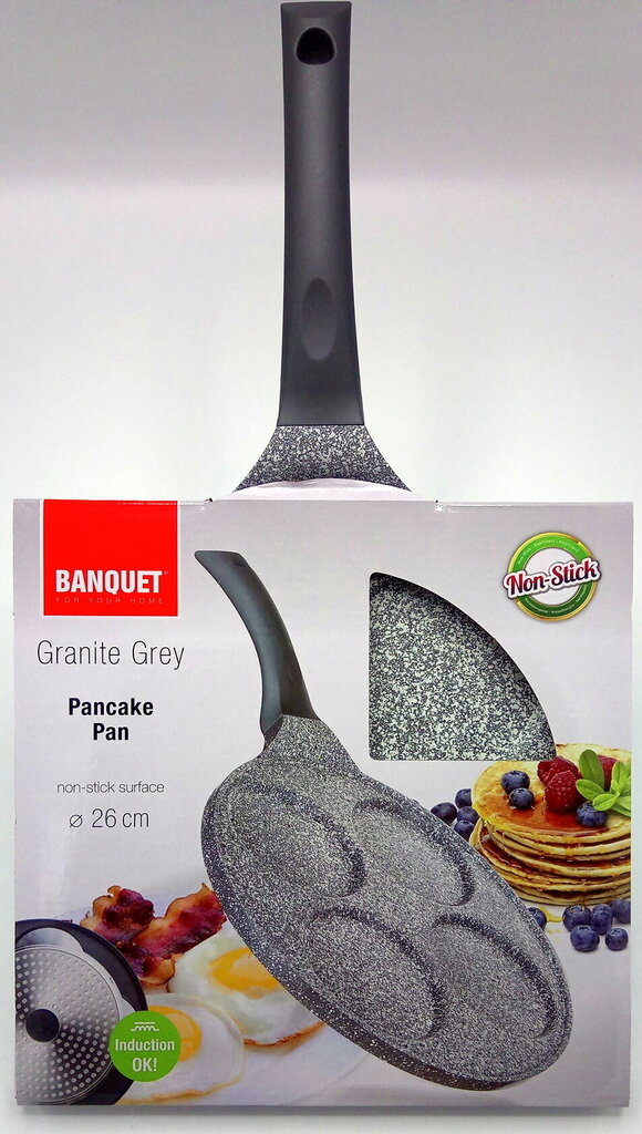 Pannukakkupannu 26 cm, Granite Grey hinta ja tiedot | Paistinpannut | hobbyhall.fi