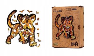 PuzzleOK EKO palapeli Simba, 78 palaa hinta ja tiedot | Palapelit | hobbyhall.fi