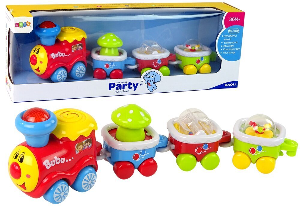 Rong Lean Toys Dreaming Party Music Train juna hinta ja tiedot | Poikien lelut | hobbyhall.fi