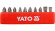 Ruuvimeisselin teräsarja Yato, 10 kpl hinta ja tiedot | Käsityökalut | hobbyhall.fi