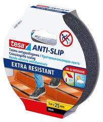 TESA® liukastumisenestoteippi (musta), 5m x 25mm hinta ja tiedot | Tesa Kodin remontointi | hobbyhall.fi