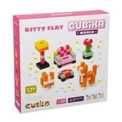 Puinen 3D-rakennussetti Cubika World Kitty FLat, 200 osaa hinta ja tiedot | LEGOT ja rakennuslelut | hobbyhall.fi