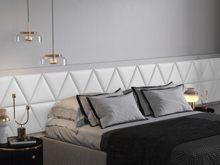 Pehmeät seinäpaneelit Cosmopolitan Design Sund C1, 3 kpl, valkoinen hinta ja tiedot | Pehmeät seinäpaneelit | hobbyhall.fi