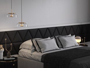 Pehmeät seinäpaneelit Cosmopolitan Design Sund C5, 3 kpl, musta hinta ja tiedot | Pehmeät seinäpaneelit | hobbyhall.fi