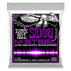 Ernie Ball 0.011 (Slinky M-Steel)Sähkökitaran kielet hinta ja tiedot | Soittimien lisätarvikkeet | hobbyhall.fi