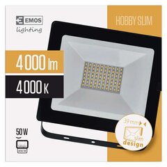 EMOS HOBBY SLIM 50W LED-valonheitin hinta ja tiedot | Taskulamput ja valonheittimet | hobbyhall.fi