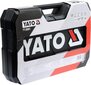 Työkalusarja 122 kpl. 1/2", 1/4" CrV Yato YT-38901 hinta ja tiedot | Käsityökalut | hobbyhall.fi