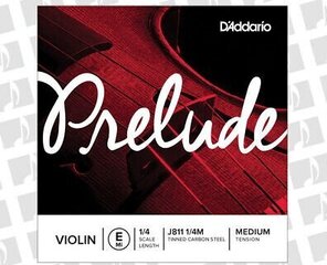 J811 1/4M D'Addario Prelude viulun kielet hinta ja tiedot | D'Addario Soittimet | hobbyhall.fi
