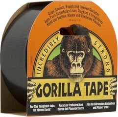 Teippi musta Gorilla 11m hinta ja tiedot | Gorilla Kodin remontointi | hobbyhall.fi