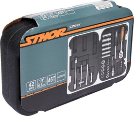Sthor 58641 -työkalusarja, 42 kpl hinta ja tiedot | Käsityökalut | hobbyhall.fi