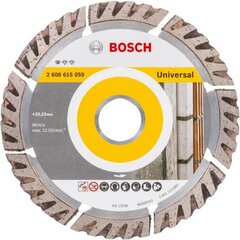 Timanttilevy Bosch Universal, 150x22 mm. hinta ja tiedot | Käsityökalut | hobbyhall.fi