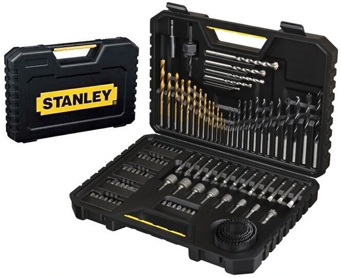 STANLEY 100 kpl. Pora- ja teräsarja, STA7205-XJ hinta ja tiedot | Käsityökalut | hobbyhall.fi