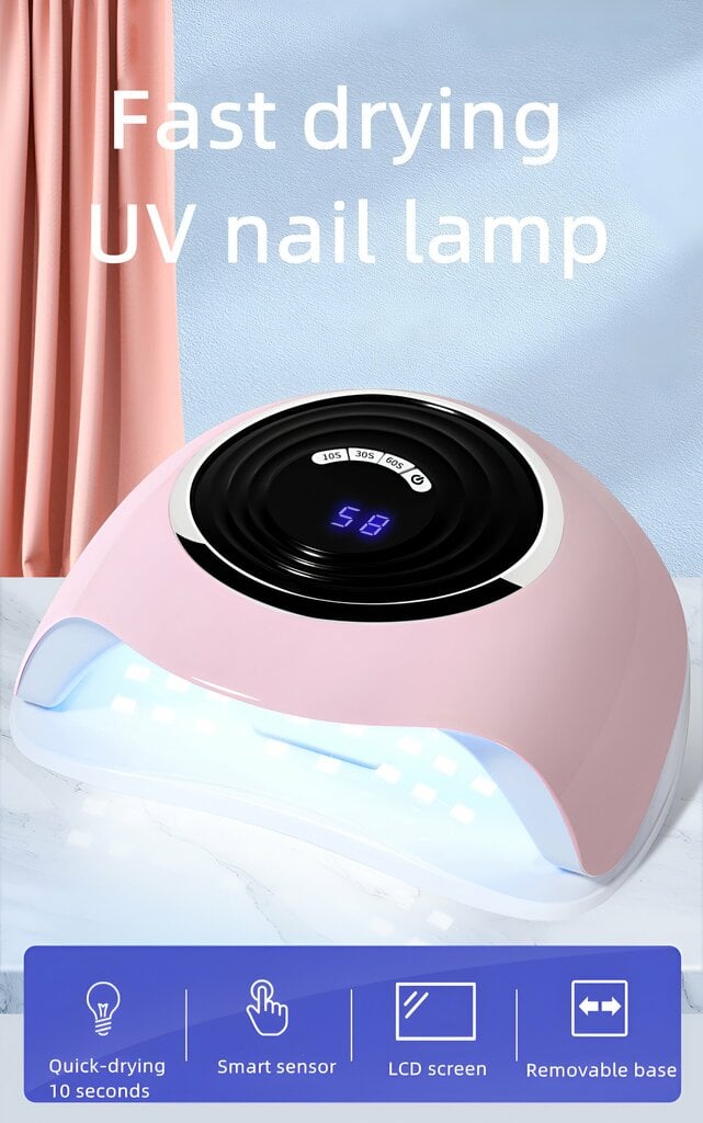 2in1 UV/LED kynsilamppu LIVMAN SUN C2, 288W hinta ja tiedot | Manikyyri ja pedikyyri | hobbyhall.fi