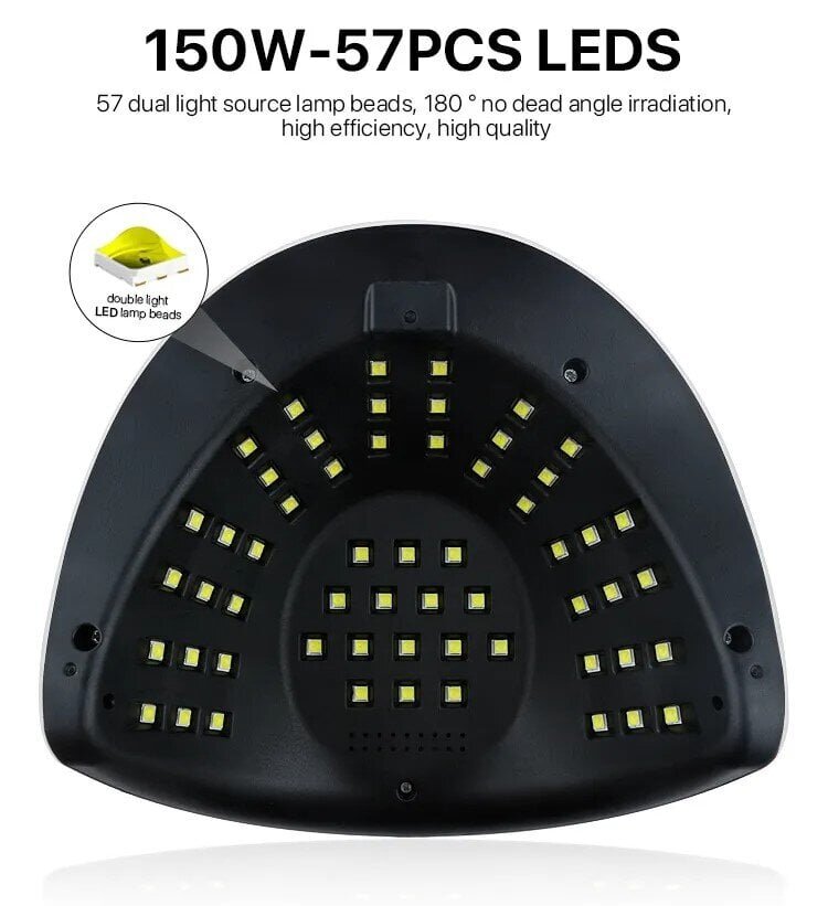 2in1 UV/LED kynsilamppu, LIVMAN D9, 150W hinta ja tiedot | Manikyyri ja pedikyyri | hobbyhall.fi