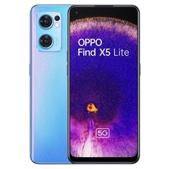 Oppo Find X5 Lite 5G 8/256GB Startrails Blue hinta ja tiedot | Matkapuhelimet | hobbyhall.fi