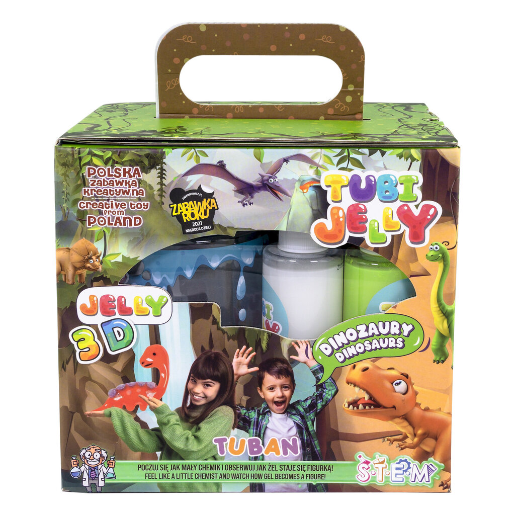 Tuban Tubi Jelly TU3338 -setti, Dinosaurs (6 väriä ja akvaario) hinta ja tiedot | Kehittävät lelut | hobbyhall.fi