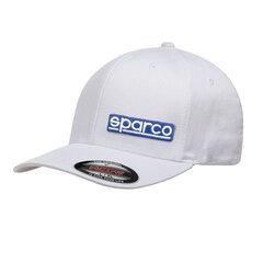 Hattu Sparco FLEXFIT Valkoinen S/M hinta ja tiedot | Naisten päähineet | hobbyhall.fi