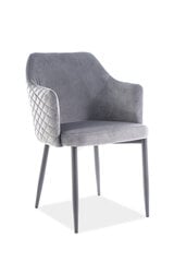 4 tuolin sarja Signal Meble Astor, harmaa/musta hinta ja tiedot | Ruokapöydän tuolit | hobbyhall.fi