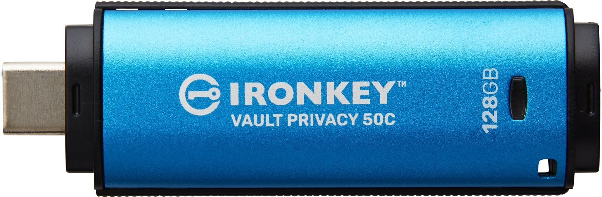 USB-C-muistitikku Kingston IronKey Vault Privacy 50C 128 Gt hinta ja tiedot | Muistitikut | hobbyhall.fi