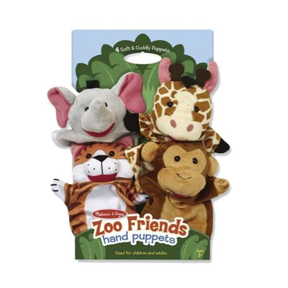 Pehmonukketeatterin eläimet Zoo Friends hinta ja tiedot | Tyttöjen lelut | hobbyhall.fi