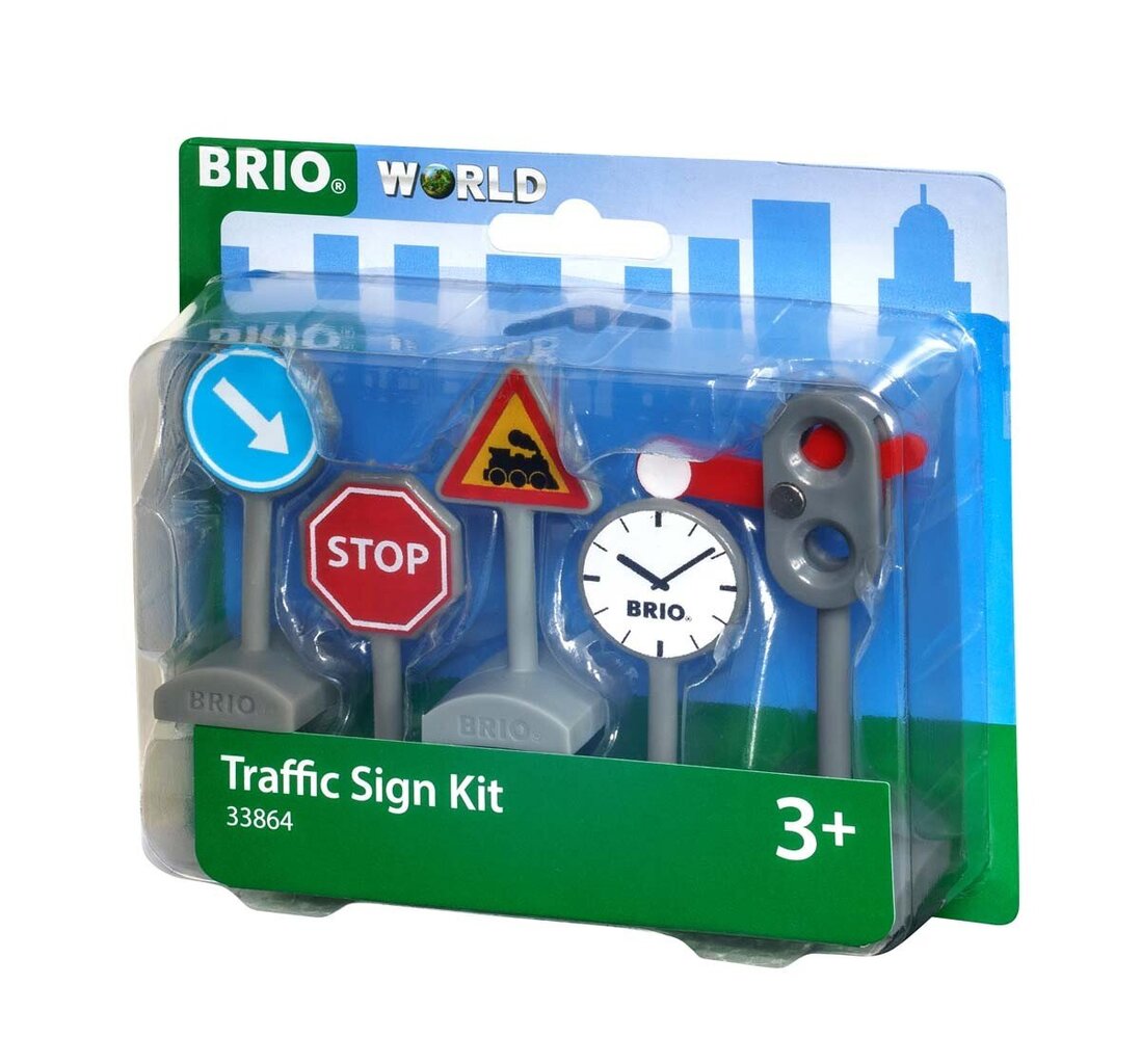 Brio Traffic Sign Kit 63386400 hinta ja tiedot | Poikien lelut | hobbyhall.fi