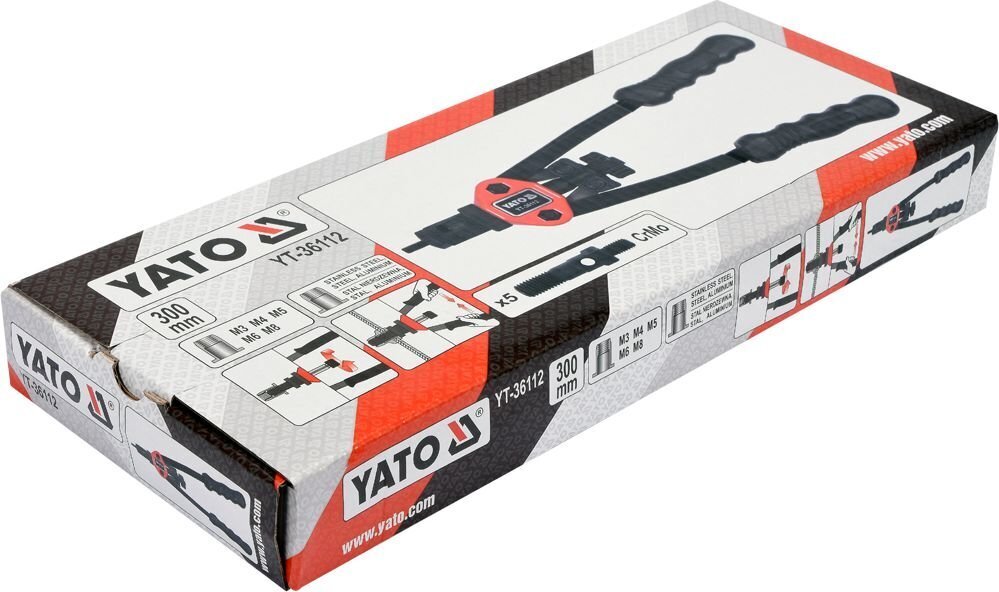 Mutteripihdit Yato M3-M8 (YT-36112) hinta ja tiedot | Käsityökalut | hobbyhall.fi