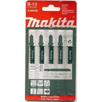 Pistosahanterät Makita B-13 (T111C) 70mm HCS 5kpl. A-85656 hinta ja tiedot | Käsityökalut | hobbyhall.fi
