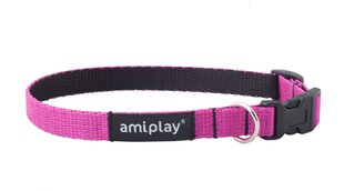 Säädettävä kaulapanta Amiplay Twist, L, roosa hinta ja tiedot | Koiran valjaat ja kaulapannat | hobbyhall.fi