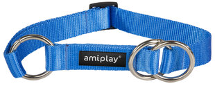 Puolikuristava kaulapanta Amiplay Basic, L, sininen hinta ja tiedot | Koiran valjaat ja kaulapannat | hobbyhall.fi