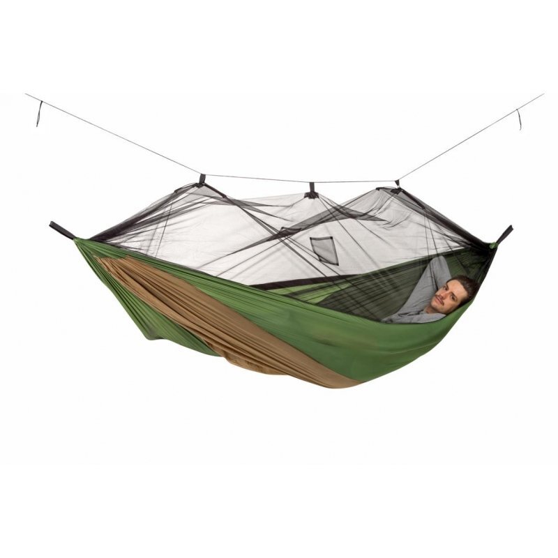 Riippumatto Amazonas Adventure Moskito Hammock Thermo, vihreä/ruskea hinta ja tiedot | Riippumatot | hobbyhall.fi