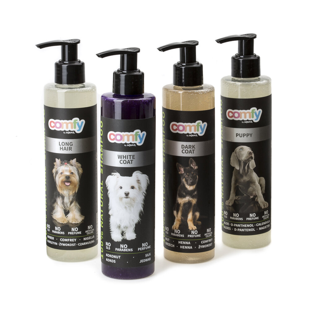 Light coat shampoo Comfy 250 ml hinta ja tiedot | Shampoot ja hoitoaineet lemmikeille | hobbyhall.fi