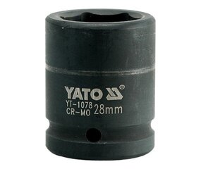 Kuusikulmainen hylsy Yato 3/4" 28mm (YT-1078) hinta ja tiedot | Käsityökalut | hobbyhall.fi