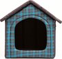 Pesämaja Hobbydog R1 neliöt, 38x32x38 cm, harmaa/sininen hinta ja tiedot | Pedit ja pesät | hobbyhall.fi