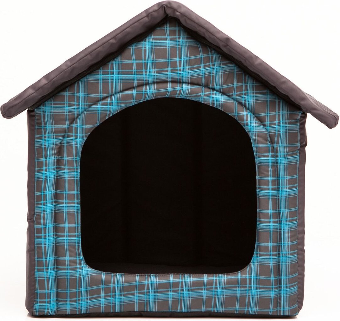 Koiran pesä Hobbydog R2 neliöt, 44x38x45 cm, harmaa/sininen hinta ja tiedot | Pedit ja pesät | hobbyhall.fi