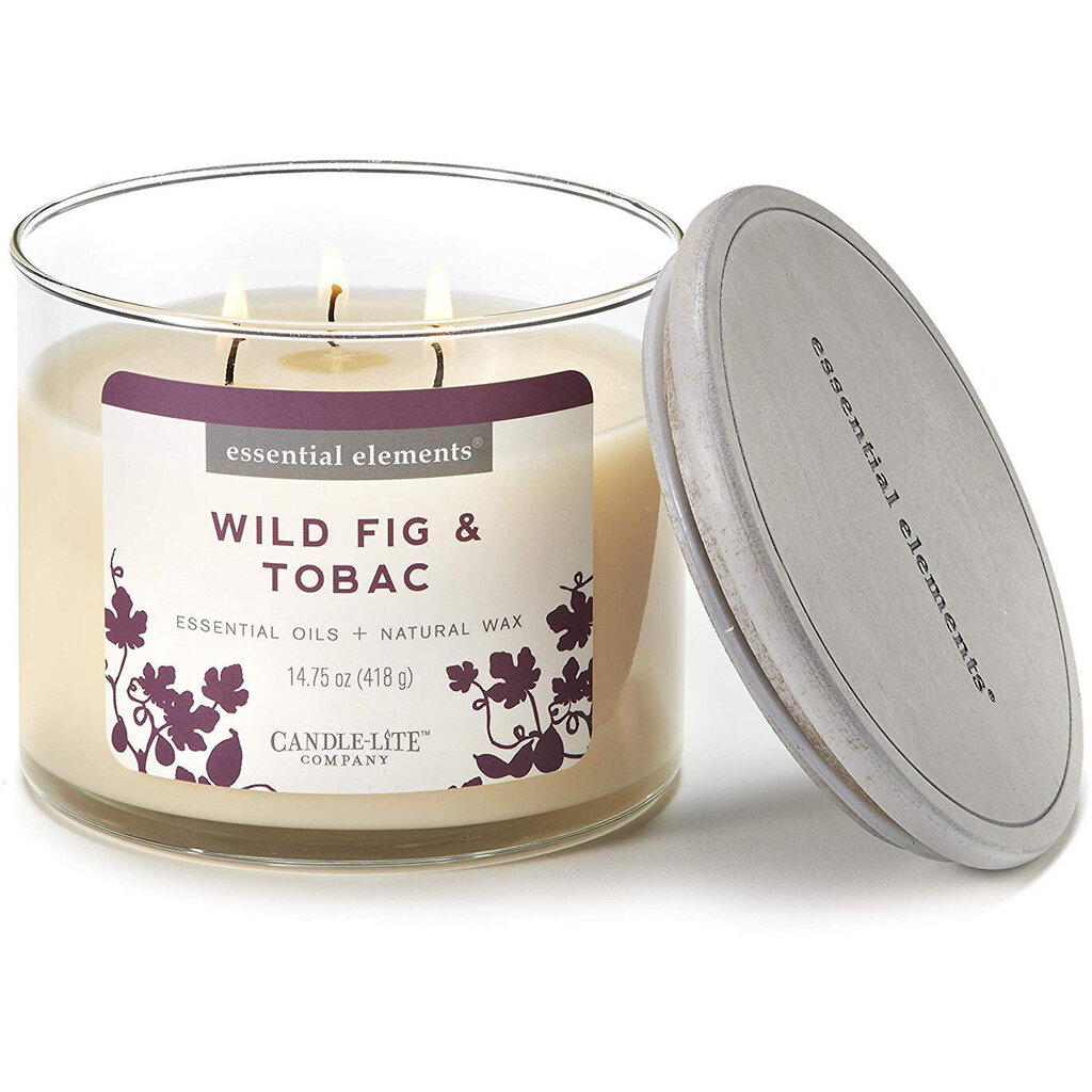 Kannellinen tuoksukynttilä Candle-Lite Wild Fig & Tobac, 418 g hinta ja tiedot | Kynttilät ja kynttilänjalat | hobbyhall.fi
