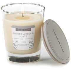 Tuoksukynttilä kannella Candle-Lite Savustettu Amber & Slate, 255 g hinta ja tiedot | Kynttilät ja kynttilänjalat | hobbyhall.fi