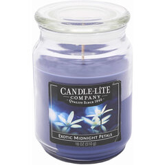 Tuoksukynttilä kannella Candle-Lite Exotic Midnight Petals, 510 g hinta ja tiedot | Kynttilät ja kynttilänjalat | hobbyhall.fi