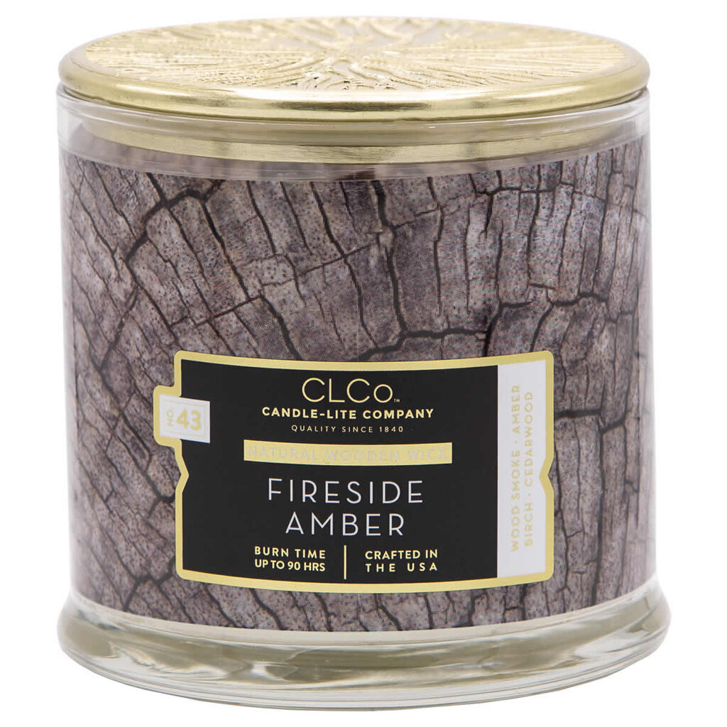 Kannellinen tuoksukynttilä Candle-Lite Fireside Amber, 396 g hinta ja tiedot | Kynttilät ja kynttilänjalat | hobbyhall.fi