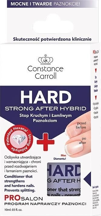 Kynsibalsami Constance Carroll Nail Care Hard Strong After Hybrid, 10 ml hinta ja tiedot | Kynsilakat ja kynsienhoitotuotteet | hobbyhall.fi