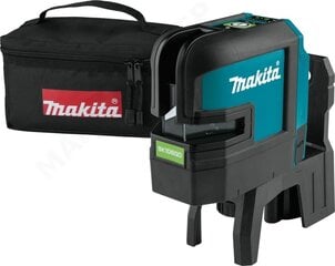 Makita SK106GDZ -ristiviivalaser, vihreä säde, itsetasaava, tarkkuus ± 0,3 mm/1 m, IP54 hinta ja tiedot | Käsityökalut | hobbyhall.fi