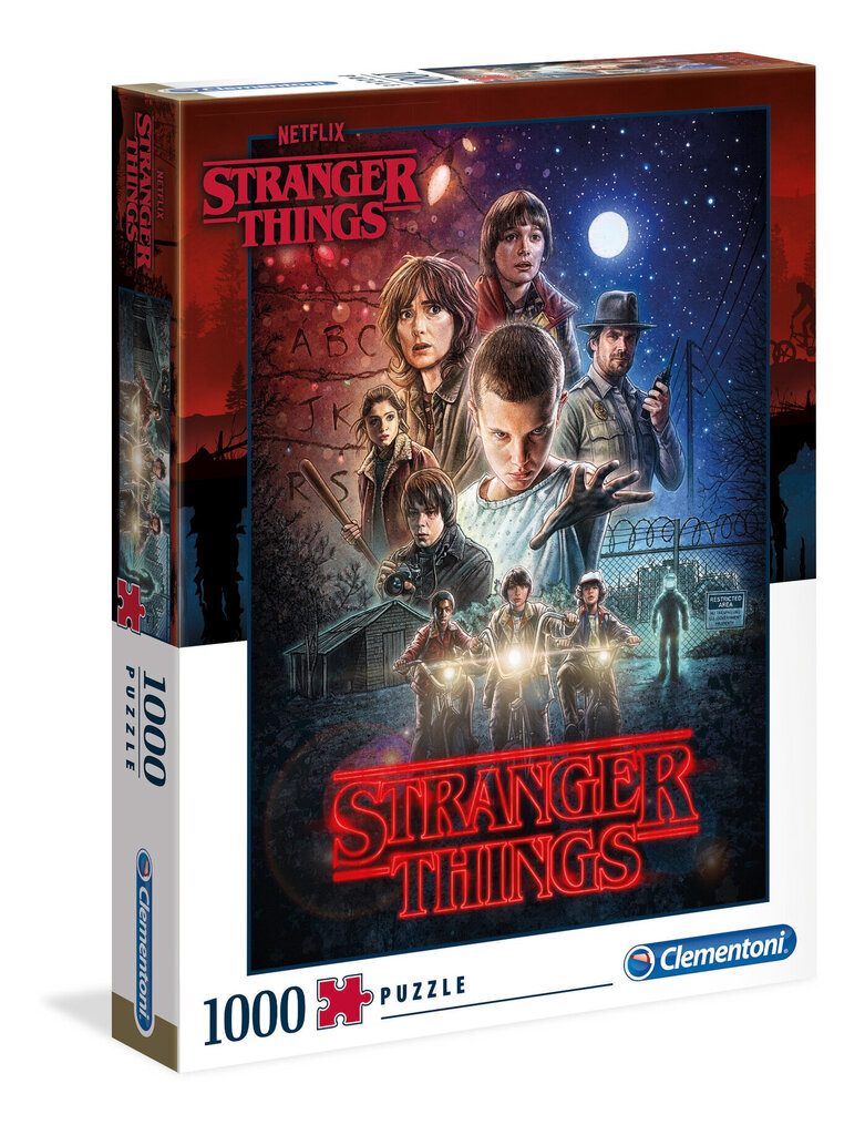 Palapeli Pusle Clementoni Stranger Things 1, 1000 osaa hinta ja tiedot | Palapelit | hobbyhall.fi