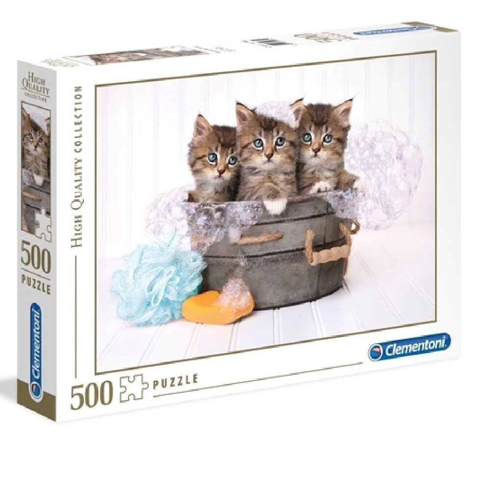 Palapeli Clementoni High Quality Collection Kittens, 35065, 500 palaa hinta ja tiedot | Palapelit | hobbyhall.fi