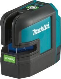 Makita SK105GDZ -ristiviivalaser, vihreä säde, itsetasaava, tarkkuus ± 0,3 mm/1 m, IP54 hinta ja tiedot | Käsityökalut | hobbyhall.fi