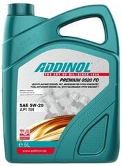 Moottoriöljy Addinol Premium 520FD EcoBoost 5w20 - 5L hinta ja tiedot | Moottoriöljyt | hobbyhall.fi