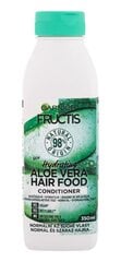 Kosteuttava hoitoaine normaaleille ja kuiville hiuksille Fructis Hair Food (Aloe Vera) 350 ml hinta ja tiedot | Hoitoaineet | hobbyhall.fi