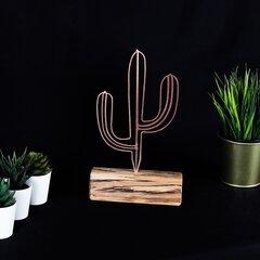 Koristemuoto kaktus mini, pronssi hinta ja tiedot | Sisustustuotteet | hobbyhall.fi