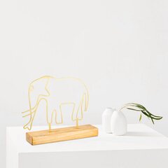 Koriste-esine Elefantti, kulta hinta ja tiedot | Sisustustuotteet | hobbyhall.fi